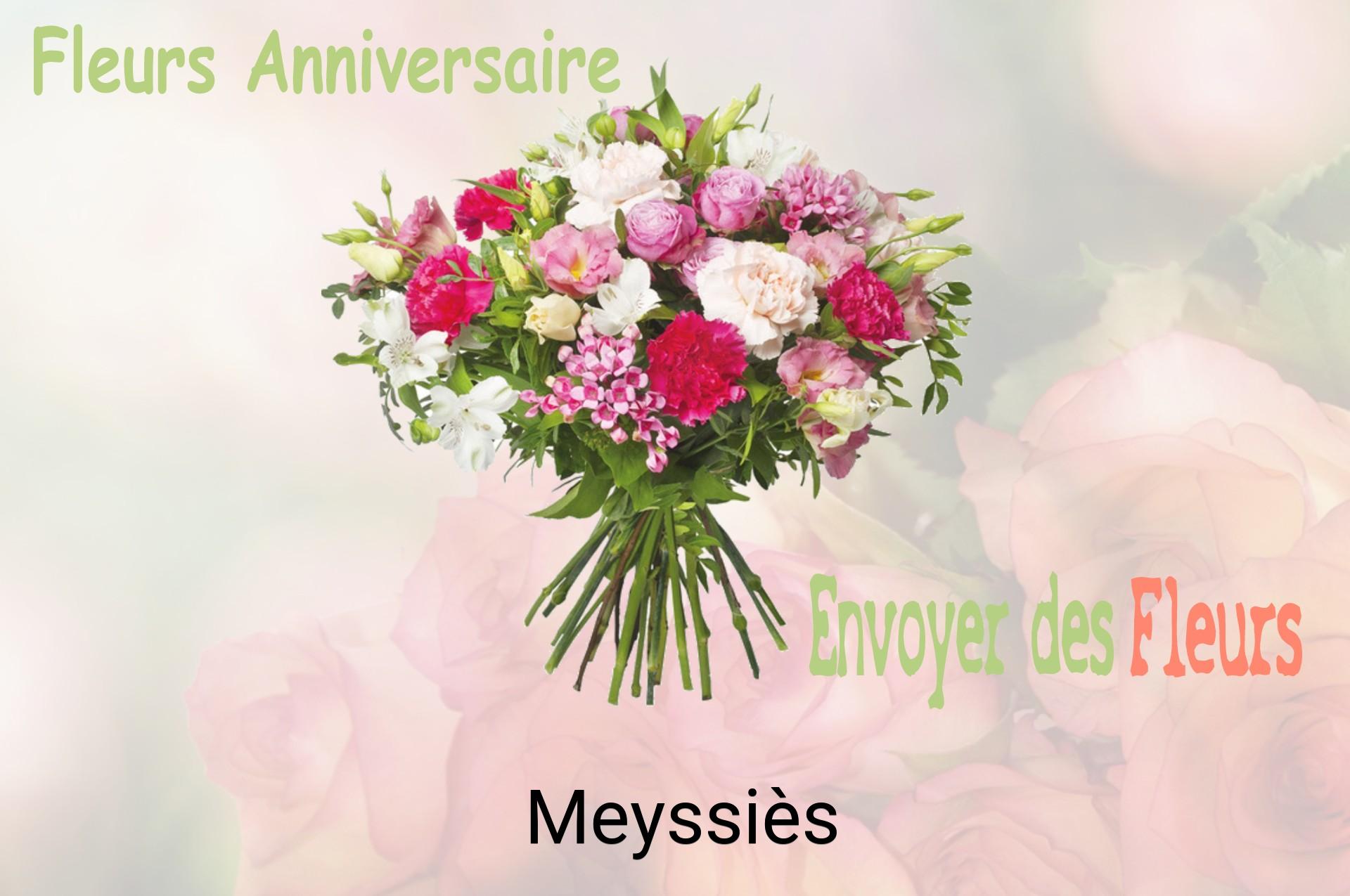 Bouquet de fleurs d’anniversaire livré à Meyssiès