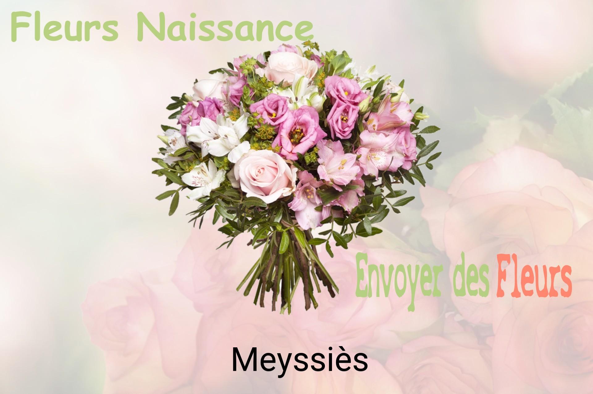 Bouquet de fleurs de naissance livré à Meyssiès
